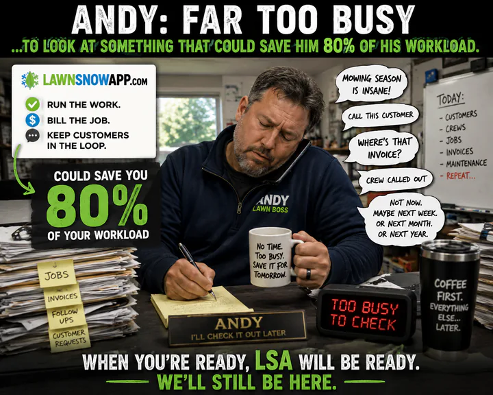 Too Busy common objection artwork